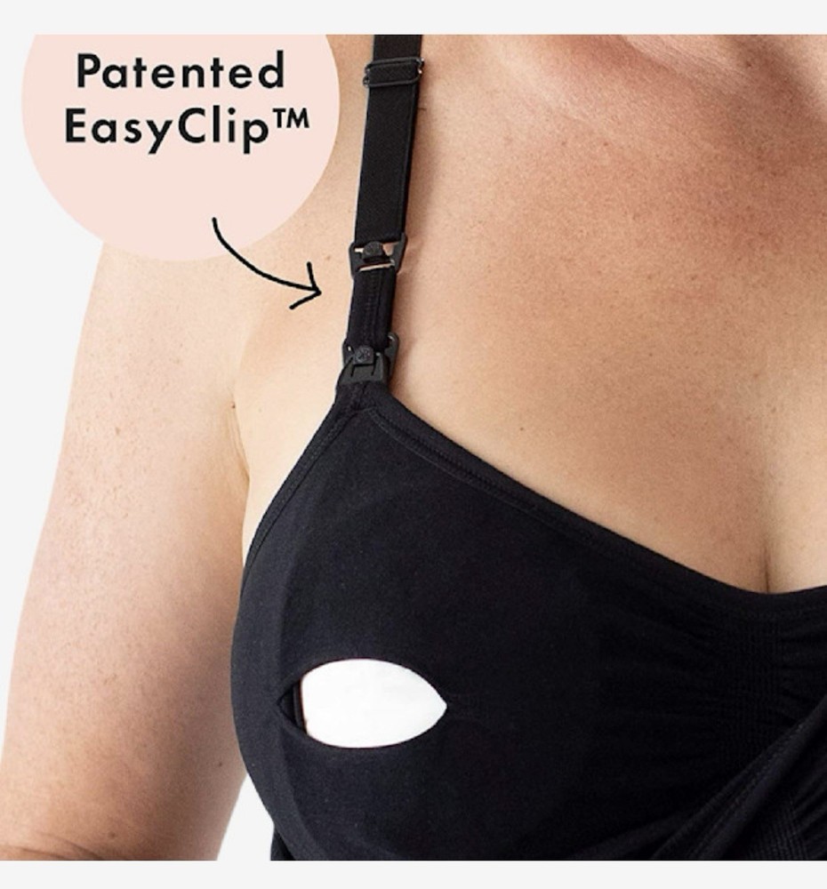 Kinderd Bravely Hands Free Pumping & Nursing Tank- Medium- Black