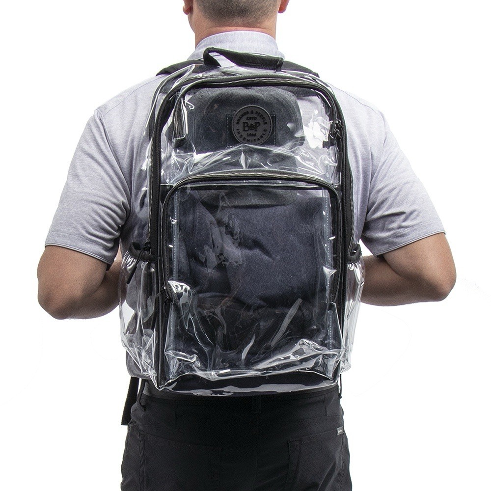 Clear Backpack- By Brands N People