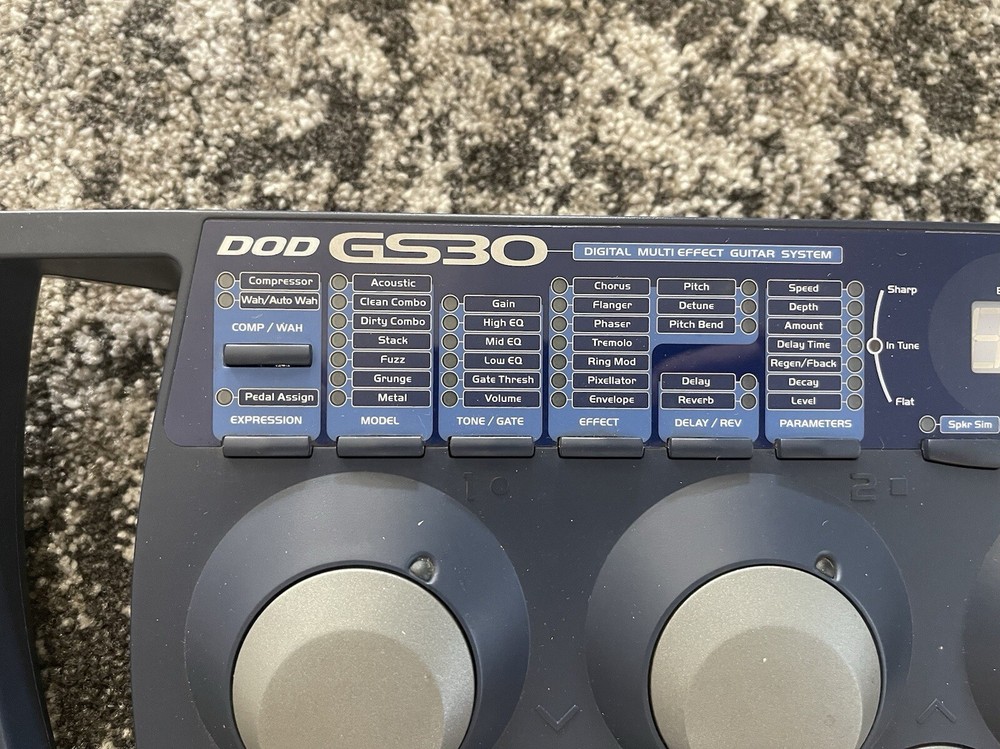 DOD GS30 Digital Multi Effect Guitar System Rare Vintage Effects Processor
