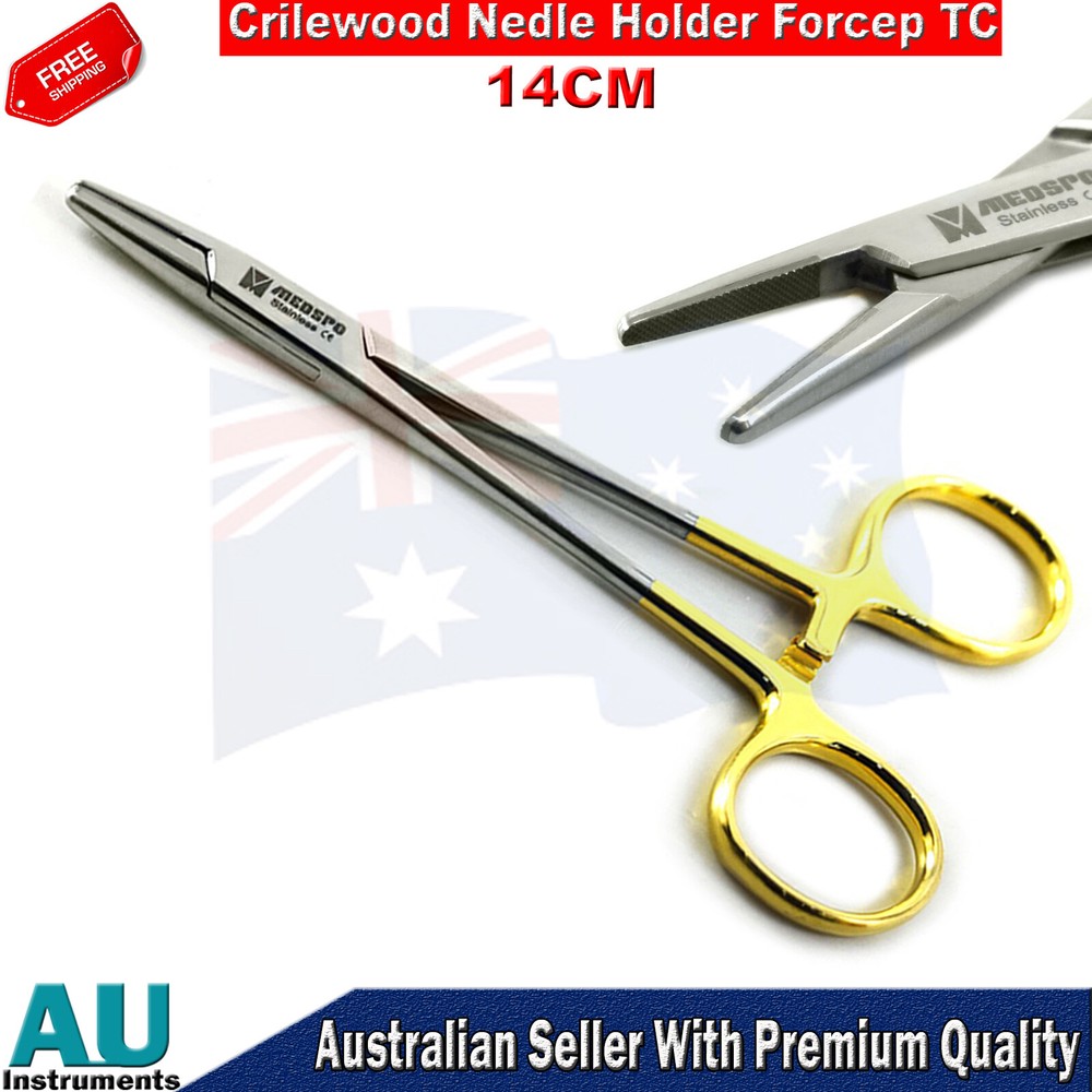 Professional General Surgery Suture Kit 4PCS Surgical Needle Holders TC Scissors