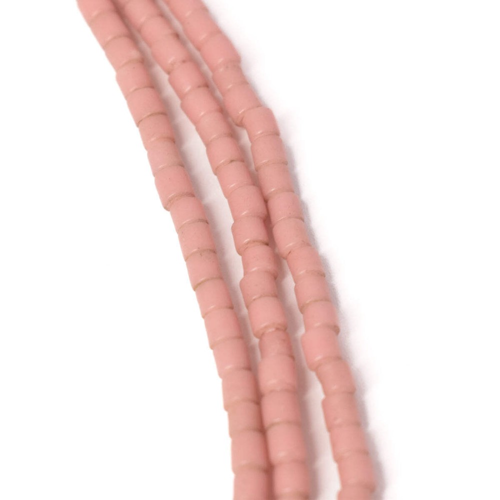 3 Strands Tile Pink Trade Beads
