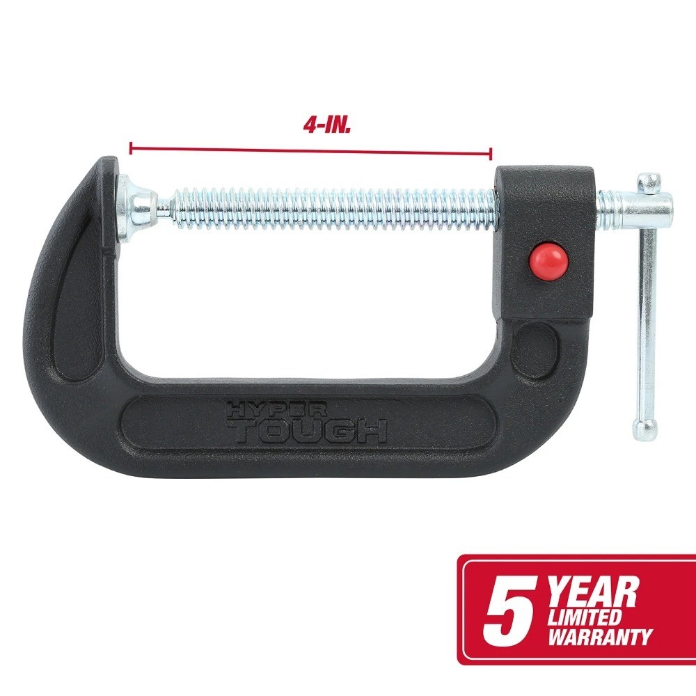 4-Inch Push Button Quick Release C-Clamp 4820V