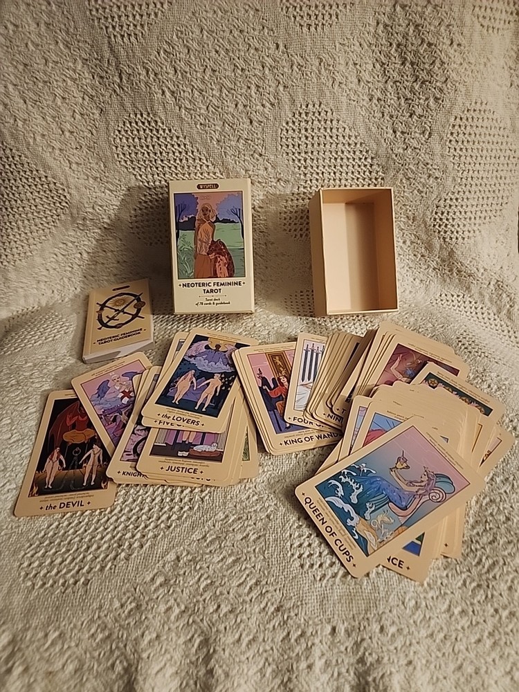 Wyspell Neoteric Feminine Tarot Cards Deck with Guidebook
