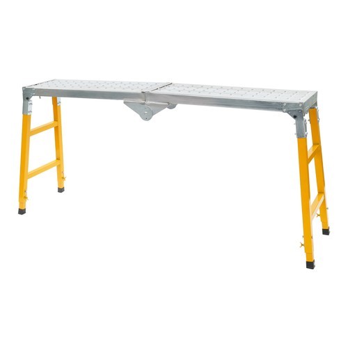 Portable Work Platform Adjustable with Folding Legs for Workshop/Garage/Office