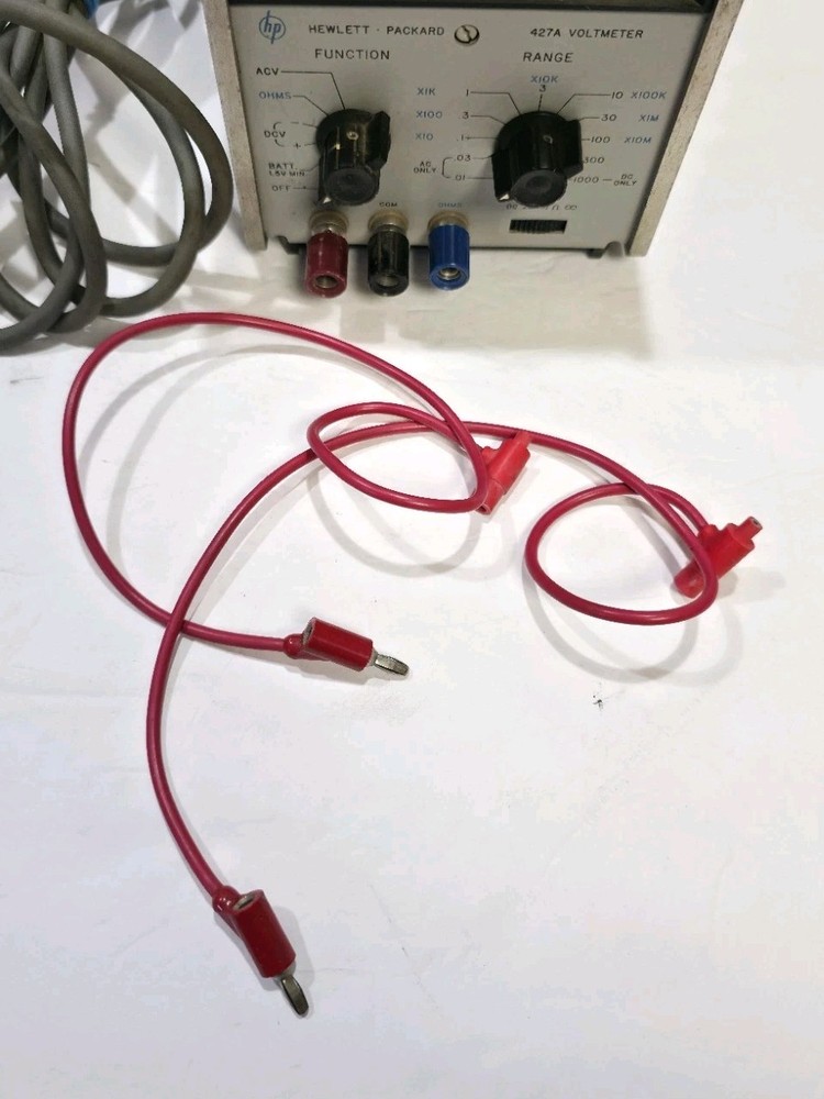 Vintage Hewlett Packard 427A Voltmeter Untested