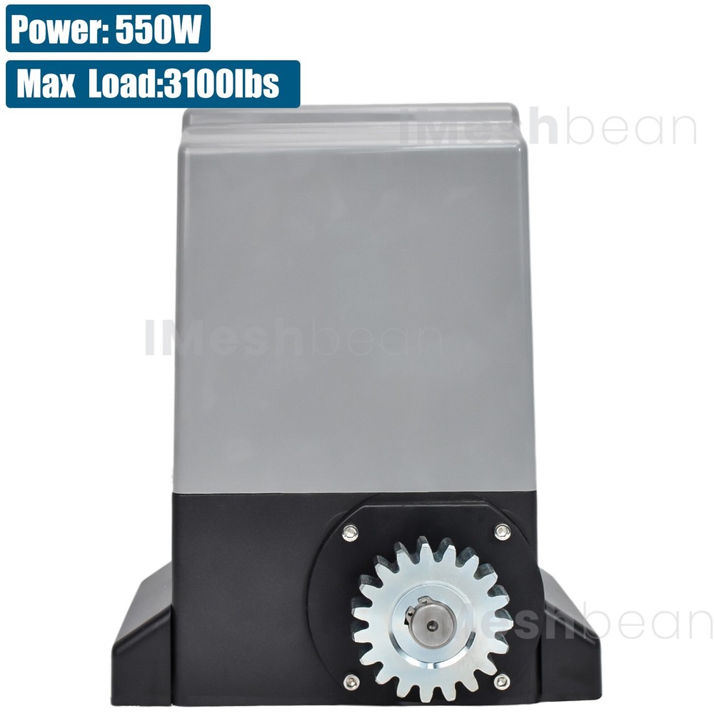 3100LBS Automatic Sliding Gate Opener Rack Driven APP+Keypad+4 Remote Controls