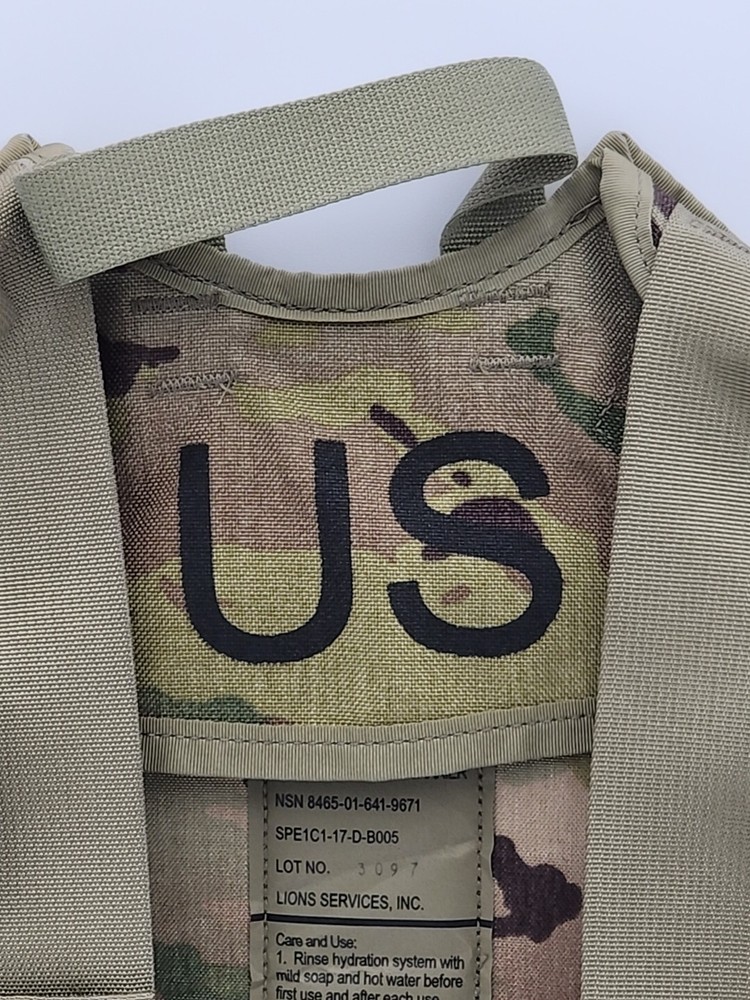 US Army Hydration System Carrier Backpack Multicam New