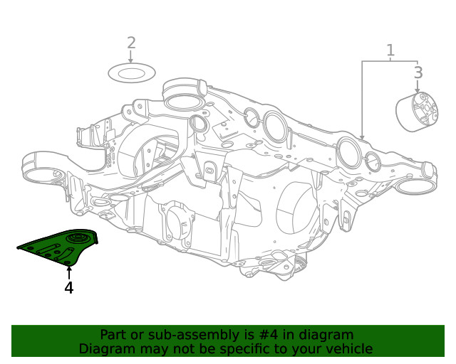 Genuine GM Support Bracket 42888372