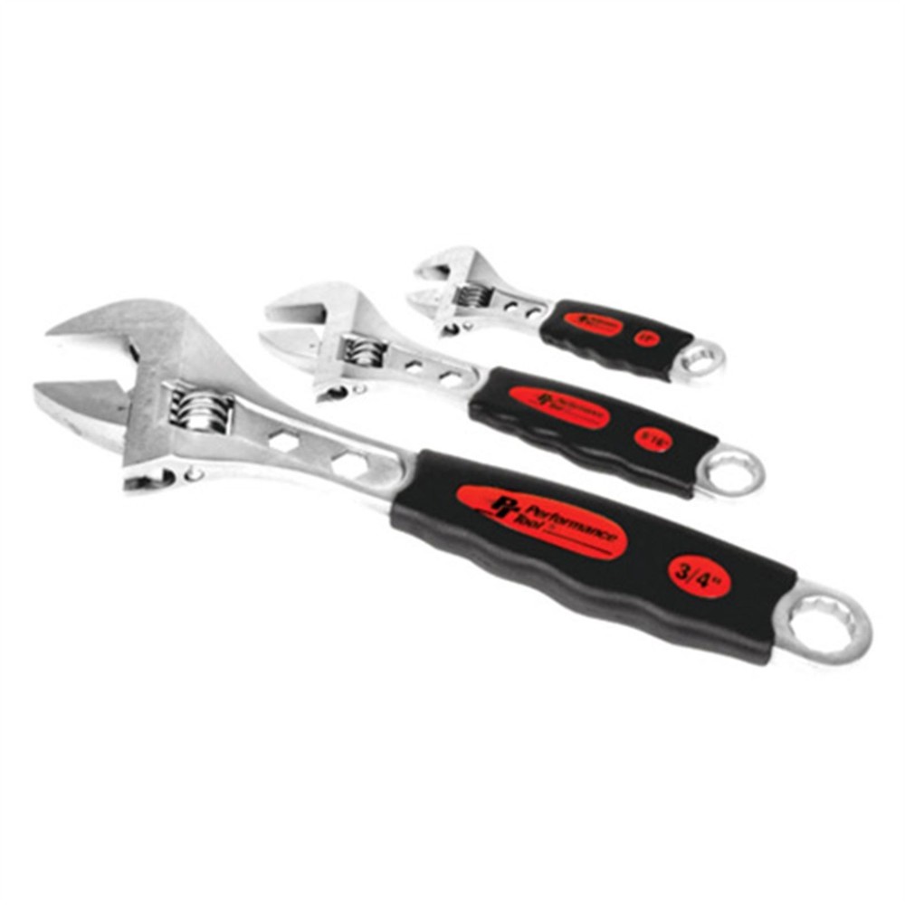 Performance Tool Adjustable Wrench Set - 3-Piece W30703