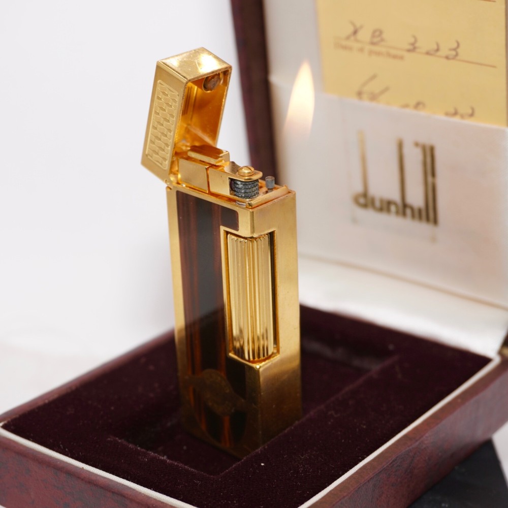 Dunhill Lighter Classic Pattern with Accessorie _Ultrasonically Cleaned_Working