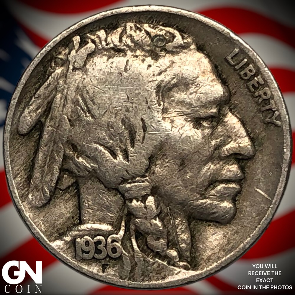 1936 P Buffalo Nickel X5285