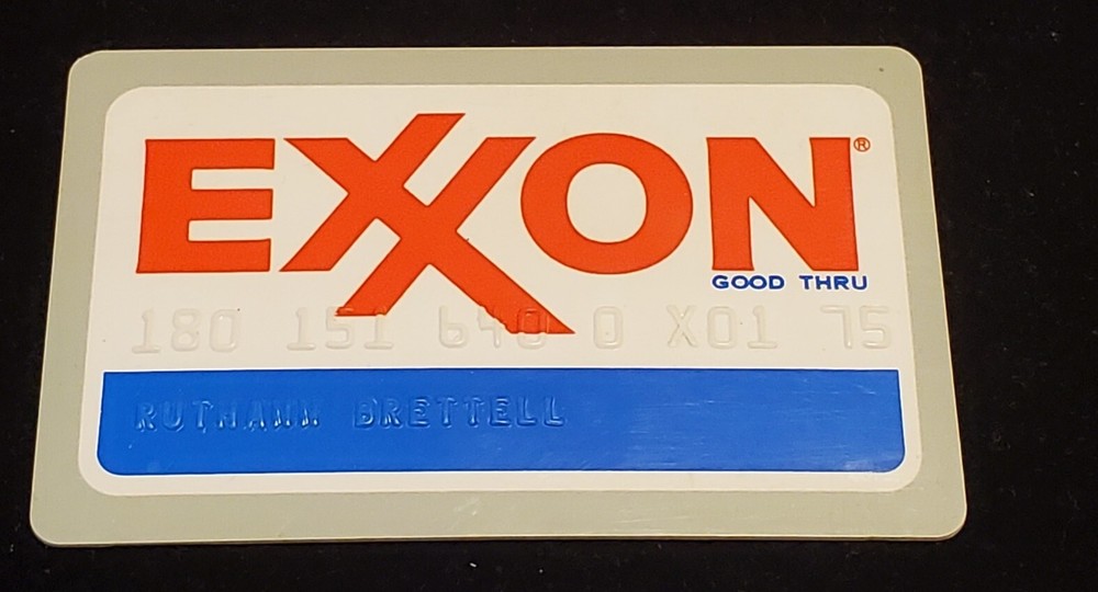 Exxon credit card exp 1975 ~ our cb848
