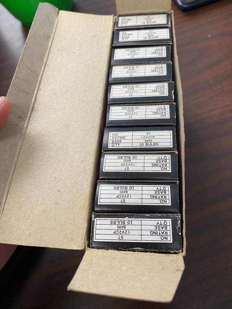 12V # 57 Auto Lamp Bulbs-100 bulbs