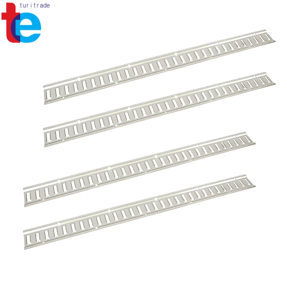 4 Pack 5' E Track Tie Down Rail Kit For Truck Trailer Cargo Van Utility