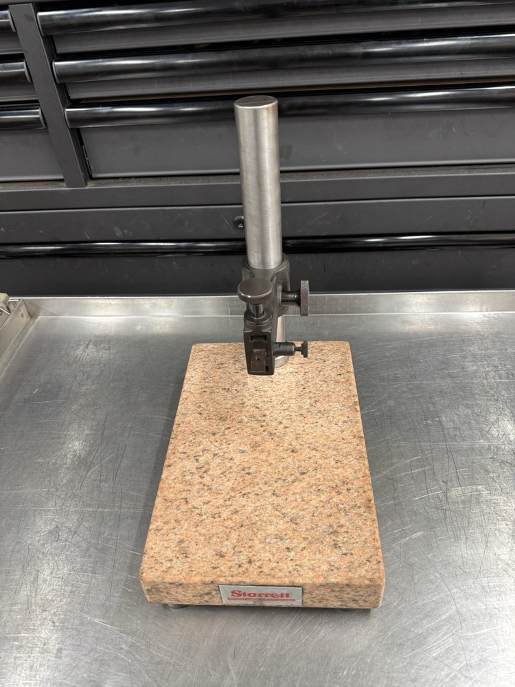 Starrett 653G Pink Granite Comparator Stand