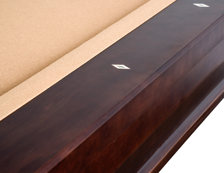 Hamilton Pool Table 8' w/ Dining Top Conversion & 2 Matching Benches FREE Ship
