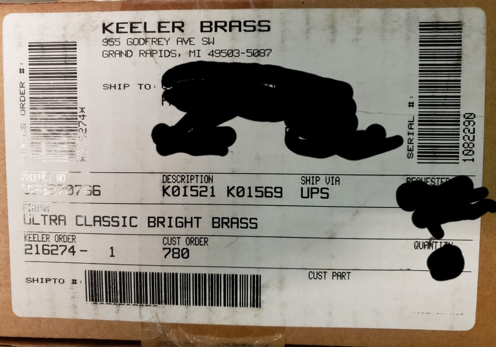 Brass Drawer Pulls 2 1/2" - Keeler Brass Co. - VOLUME PRICING AVAILABLE