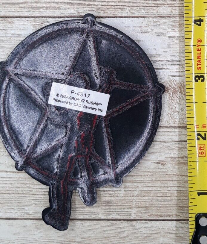 RUSH - Starman Die-Cut Iron On Embroidered Patch 3"x 4"