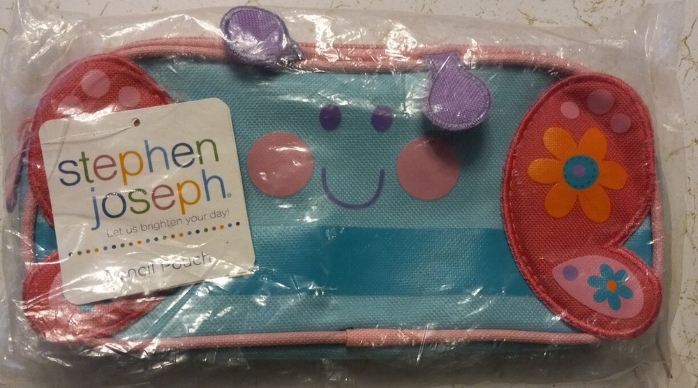 Stephen Joseph Pencil Pouch Butterfly NWT
