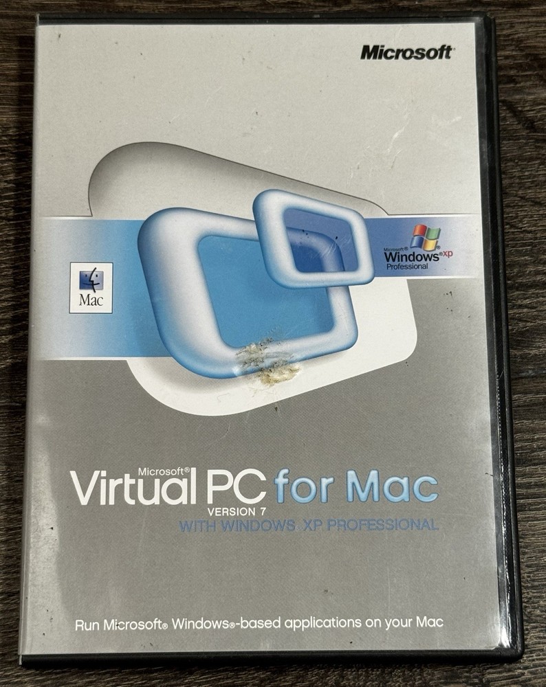 Microsoft Virtual PC for Mac Version 7 - Windows XP Professional (Old Version)