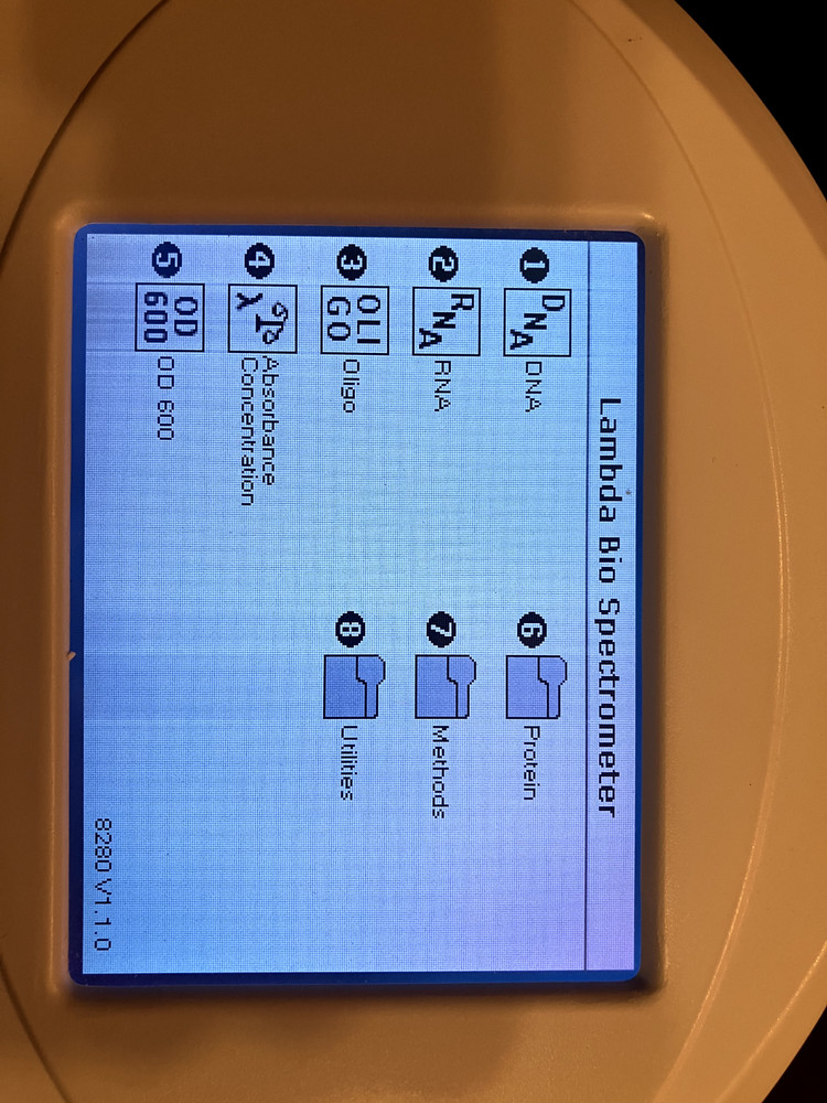 Perkin Elmer Lambda Bio Spectrometer