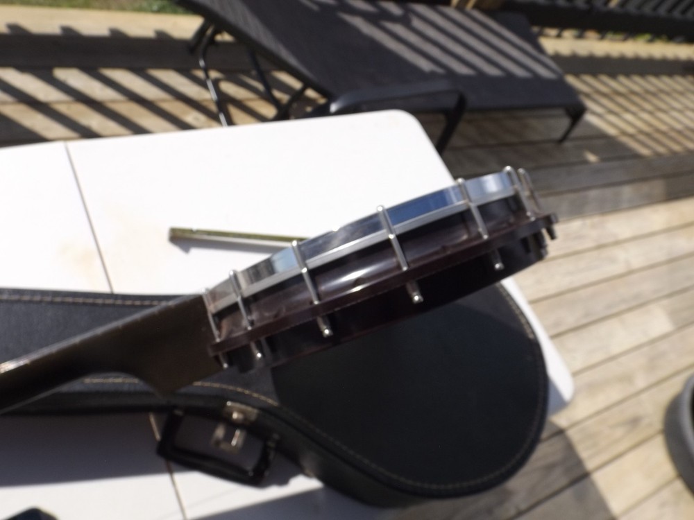 Vintage 1960's Harmony Banjo 5 string w/ case