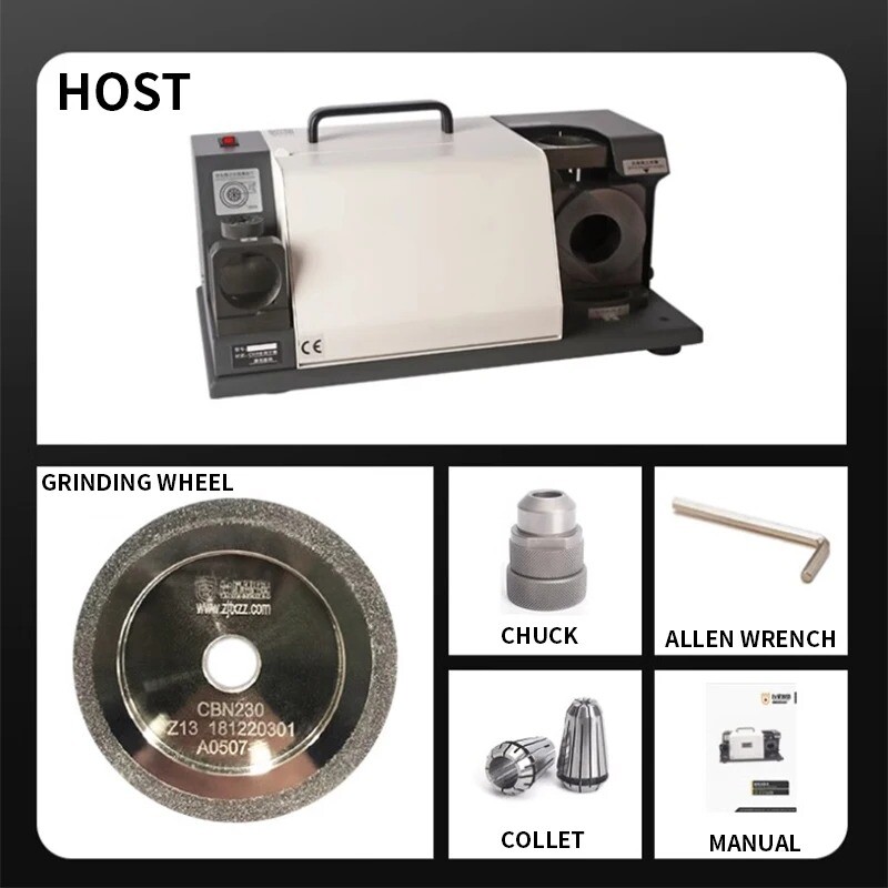 High-precision drill bit grinder TX-Z26 sharpener wide range adjustable back