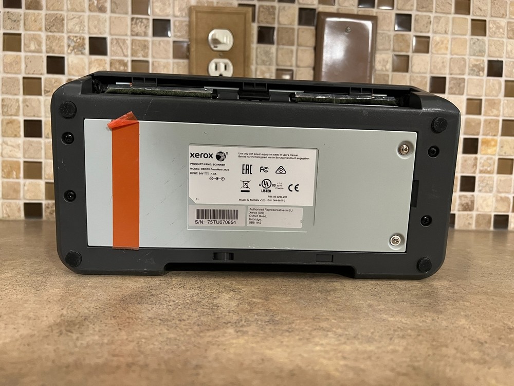 XEROX DOCUMATE 3125 DUPLEX DOCUMENT SCANNER