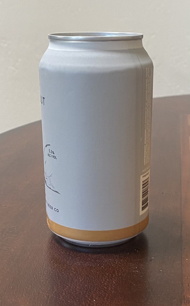 Fallout Hefeweizen Empty Beer Can Bottom Opened Manhattan Project Beer