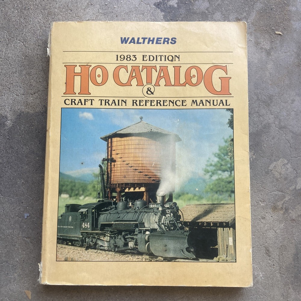 WALTHERS 913-626 1983 EDITION HO CATALOG & CRAFT TRAIN REFERENCE MANUAL