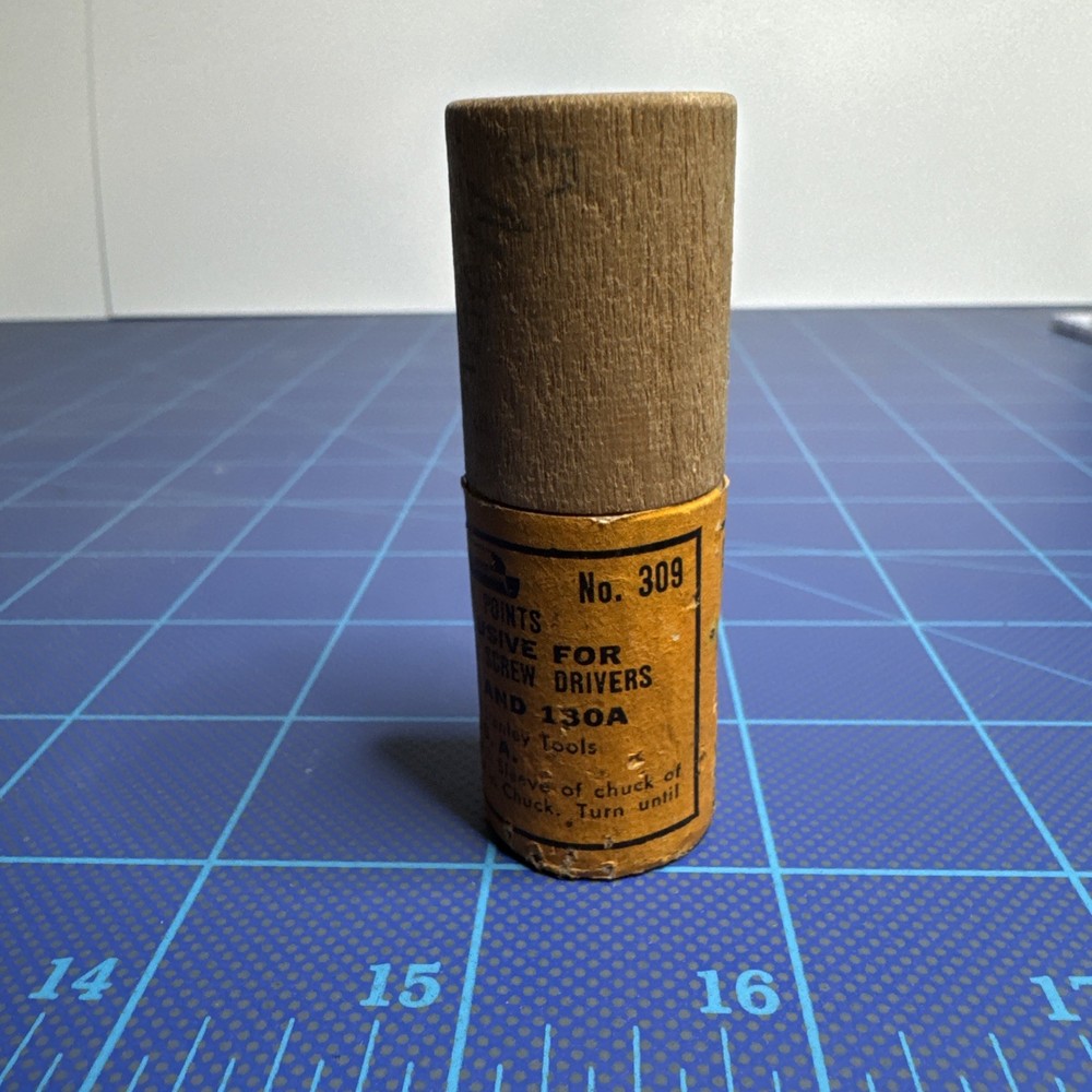 NORTH BROS. “YANKEE” CHUCK ADAPTER & Drill Points Empty Container No.309