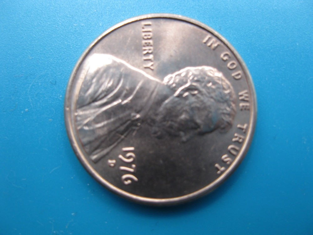 1976 D Lincoln Memorial Cent Gem BU!