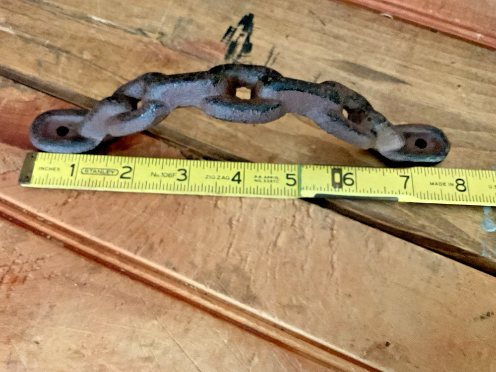 Set of 2 8" Rustic Chain Style Pulls...Ship Free!
