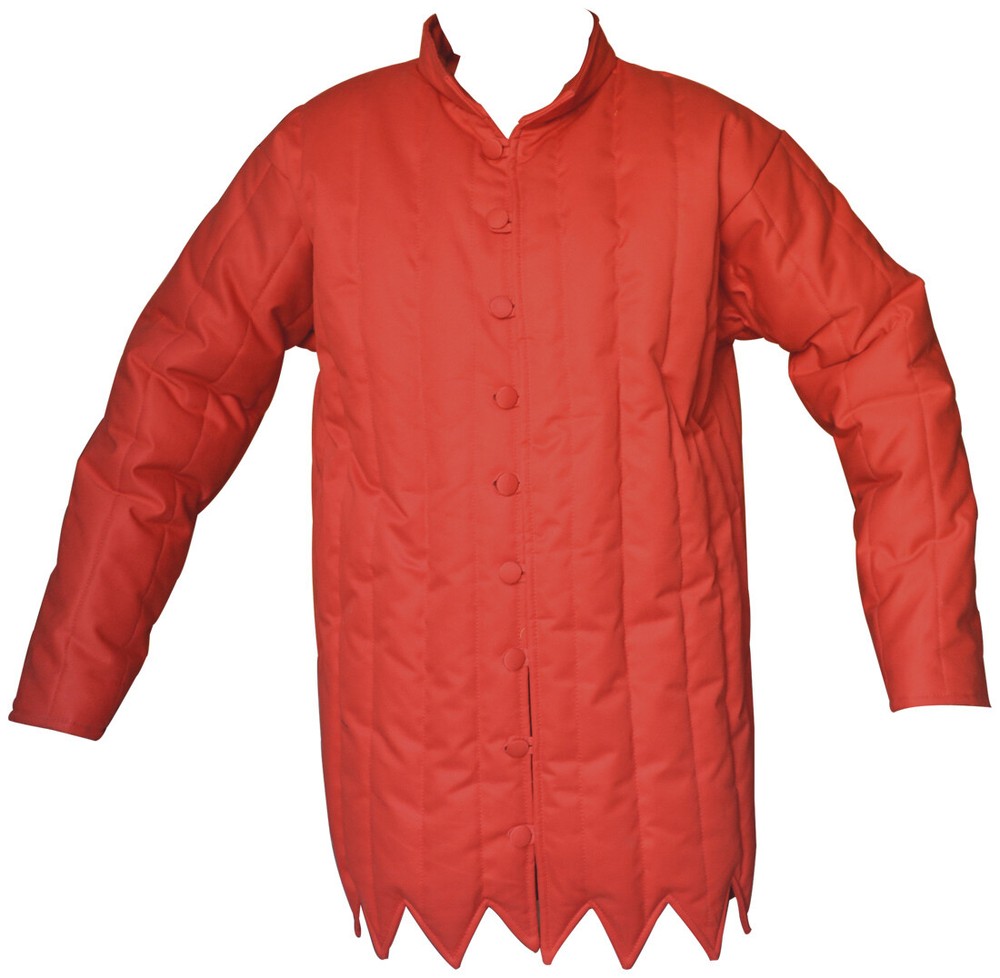 Thick Padded Zig Zag Design Gambeson ABS