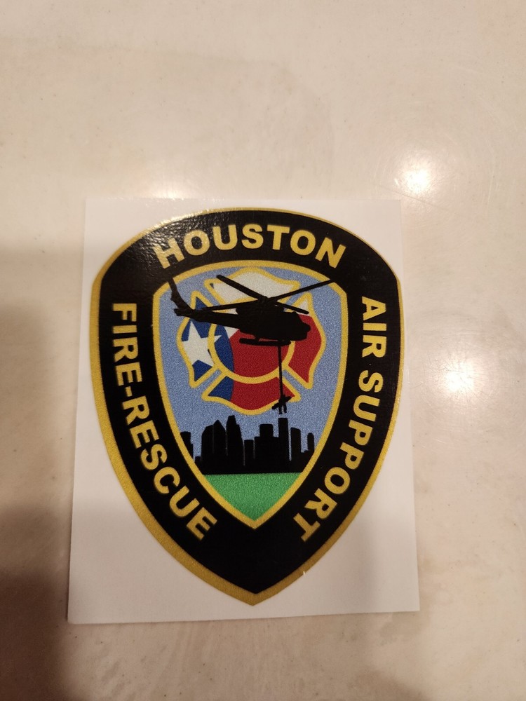 Houston Fire Department Air Support Refective Sticker