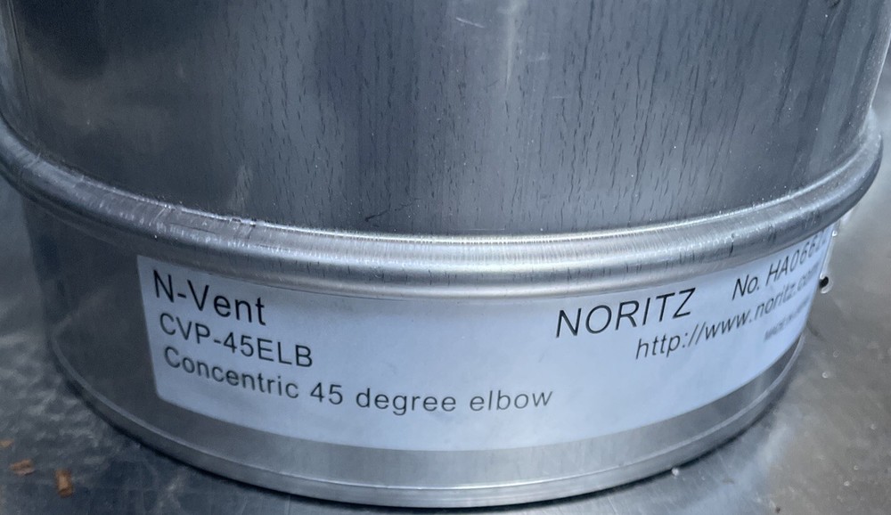Noritz 45 Degree - Elbow - Concentric Venting for DVC Tankless Water Heaters