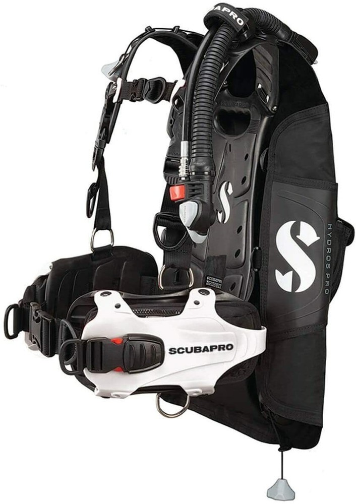 Scubapro Hydros Pro Men's BCD with Balanced Inflator - White Medium