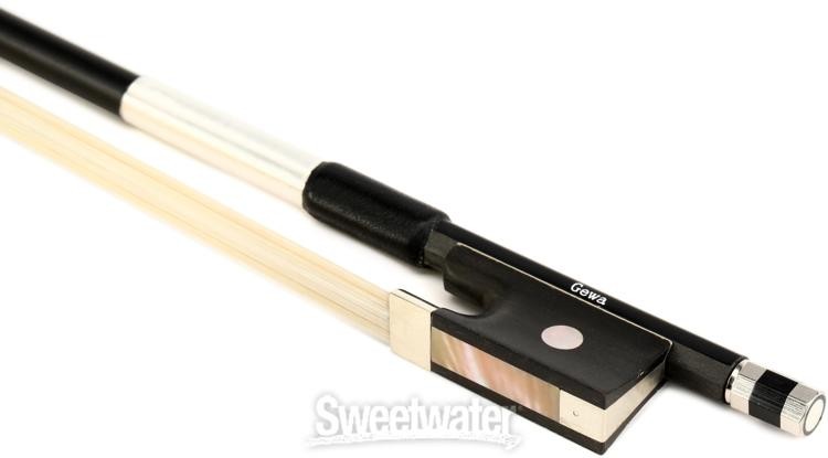 GEWA Carbon Violin Bow, Full-lined Nickel - 4/4 Size