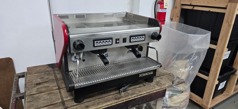 Rancilio 2 Group Espresso Coffee Machine Automatic Control Volumetric