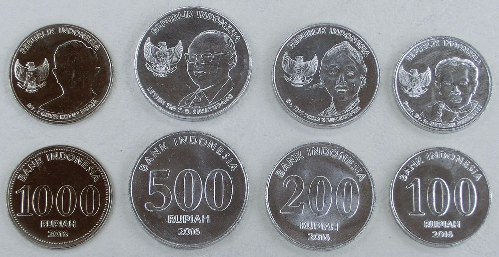 Indonesia/Indonesia circulation coin set 2016 UNC