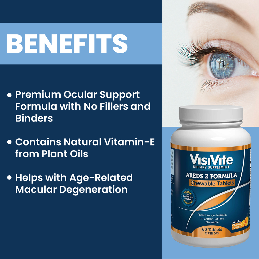 VisiVite Sugar*Free AREDS 2 Chewable Tablets
