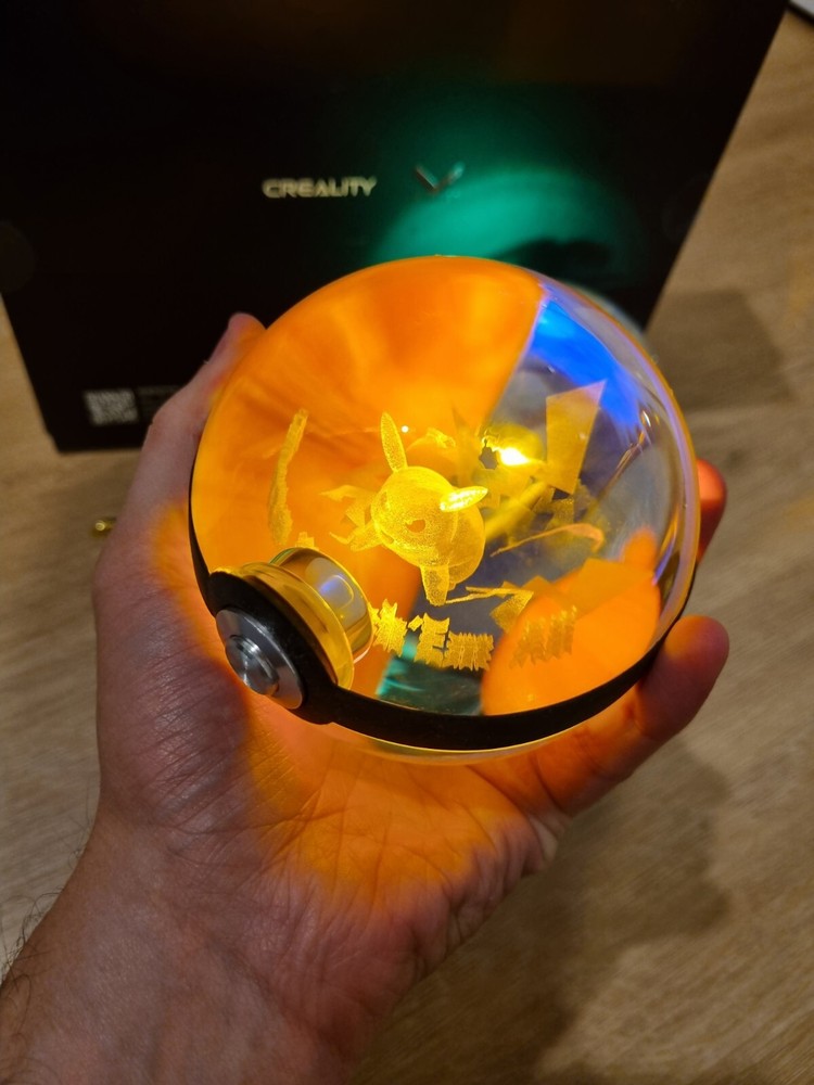 x3 Led Pokeball Night Light Lamp