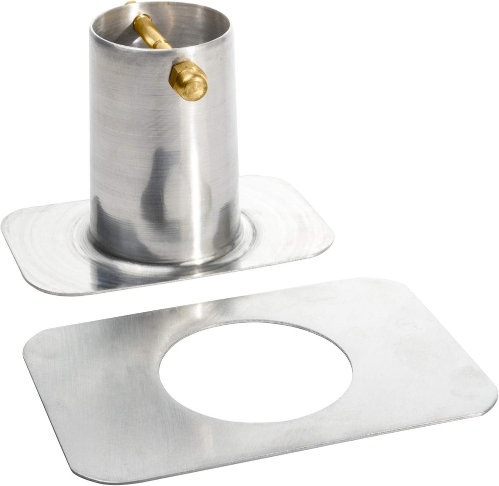 Rust-Resistant Gutter Drainage Adapter for Rain Chains, Aluminum Design