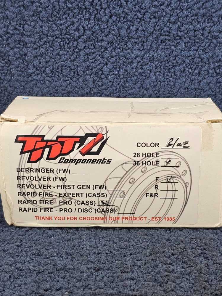 TNT Components Rapid Fire Pro Cassette Hub 19CW24 - Blue