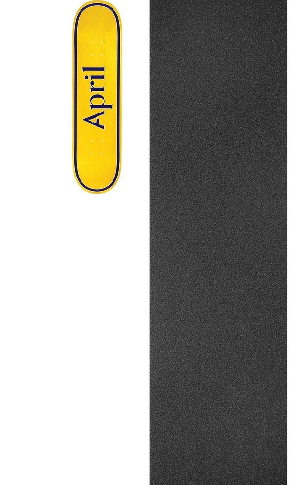 April Skateboards OG Logo 8.25" Skateboard Deck + griptape
