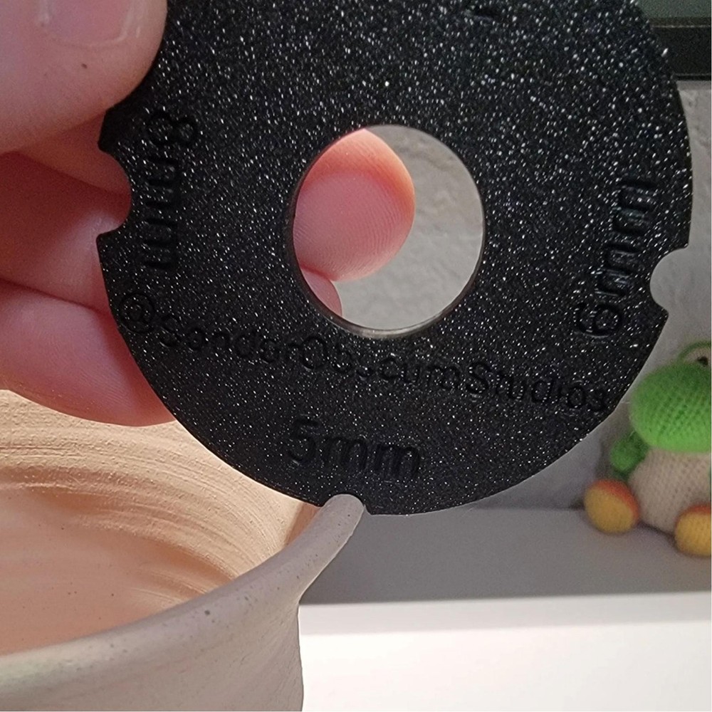 Pottery Rim Tool Trimming Tool for Beginner Professional Essential Small for