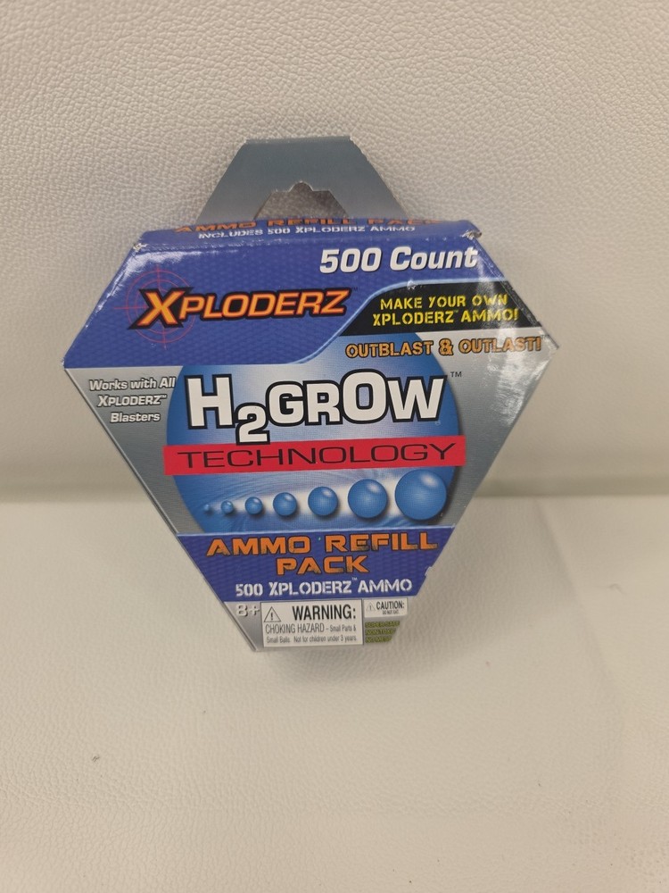 1 box Xploderz 500 Count Ammo Refill Pack H2Grow Technology Make Your Own Ammo