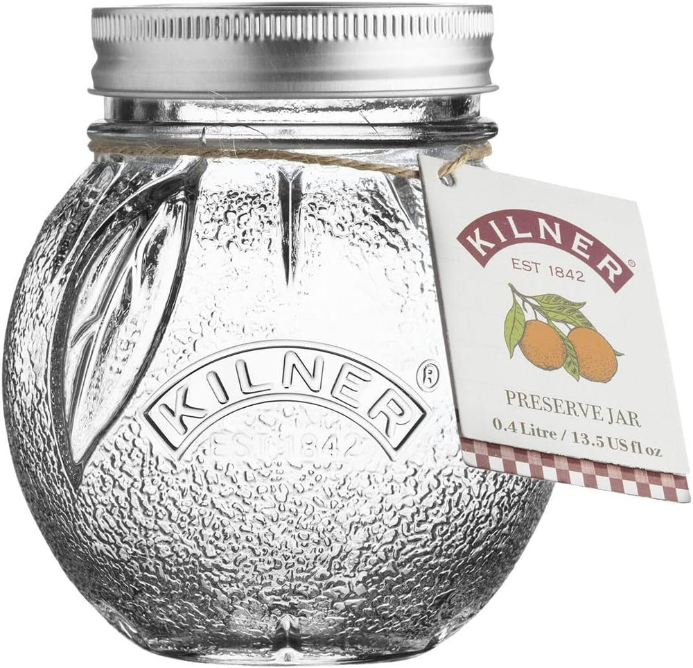 13.5 oz Orange Fruit Jar