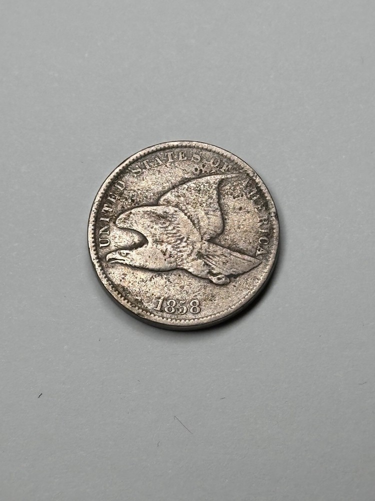 1858 Flying Eagle Cent Small Letters VG