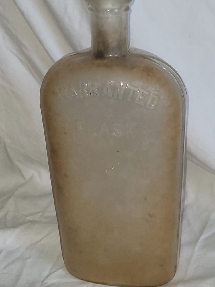Warranted Flask Antique Bottle